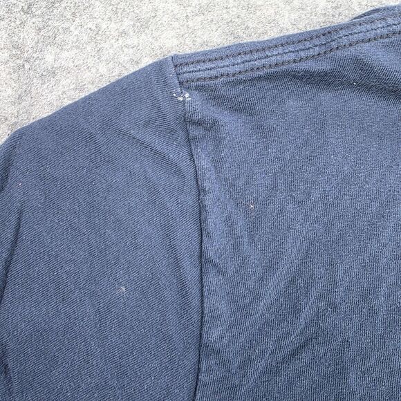 Quiksilver Shirt Mens Medium Blue Graphic Surf Skate Tee Short‎ Sleeve - Picture 5 of 13